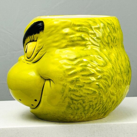 Dr. Seuss Enterprises Grinch Ceramic Coffee Mug Yellow 2020 16 Oz - Picture 2 of 9